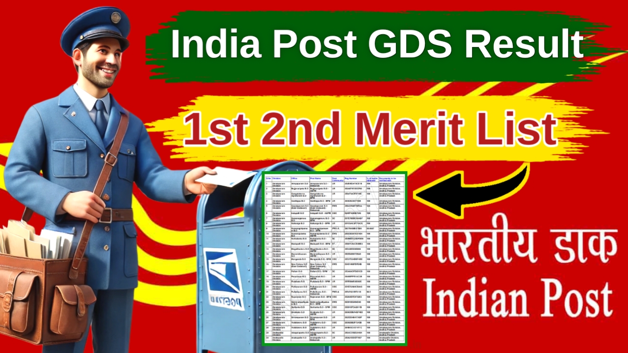India Post GDS Merit List 2025 PDF Download